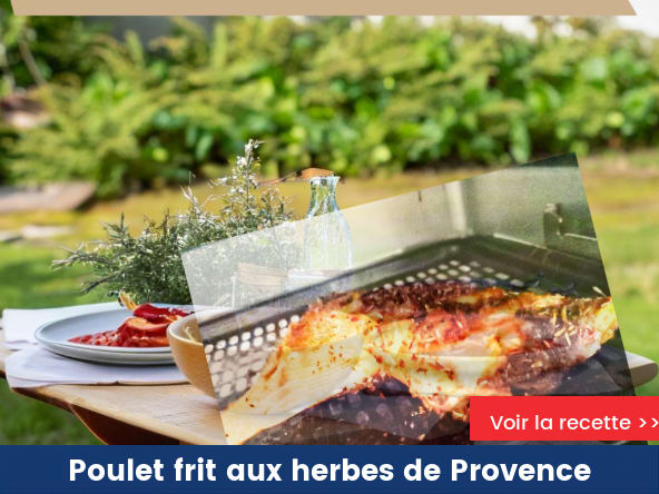 Poulet frit aux herbes de Provence